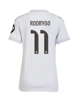 Billige Real Madrid Rodrygo Goes #11 Hjemmedrakt Dame 2025-26 Kortermet